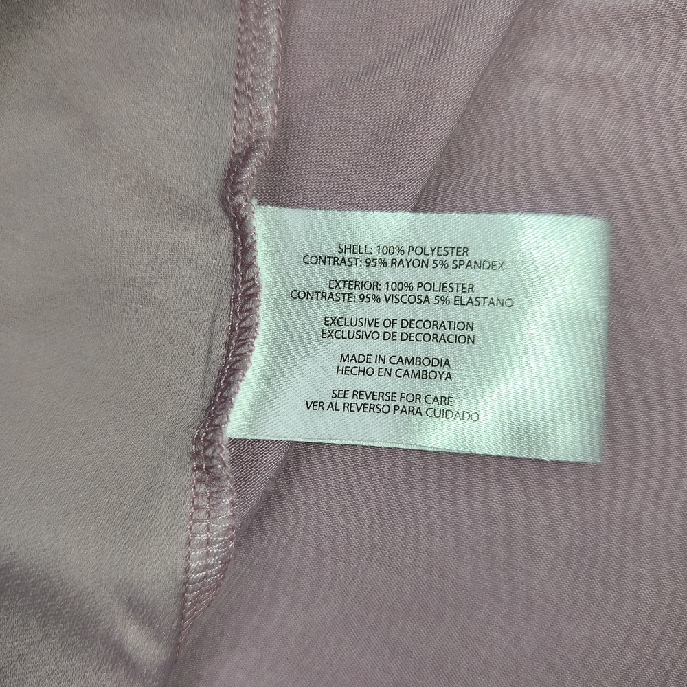 Banana Republic Women's Blouse Size L Pink V-Neck Sleeveless Top - Picture 6 of 8